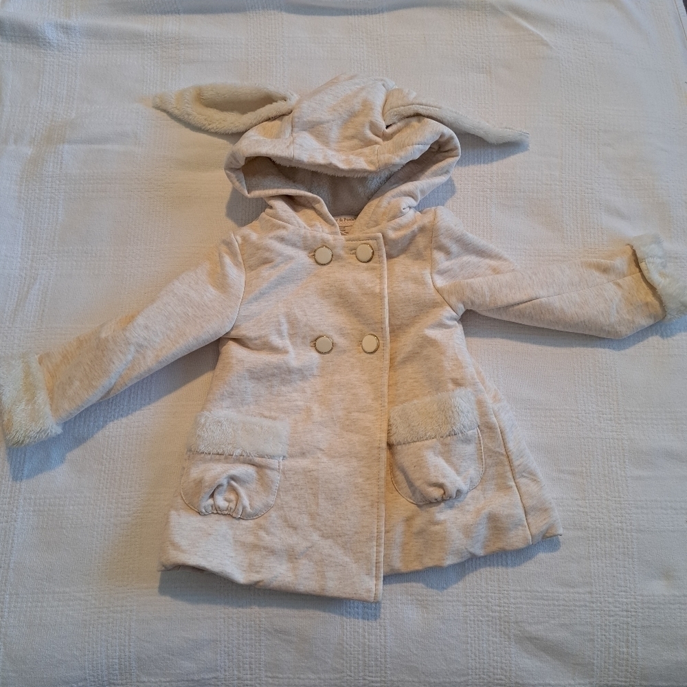 Piper & Posie bunny jacket 12 months